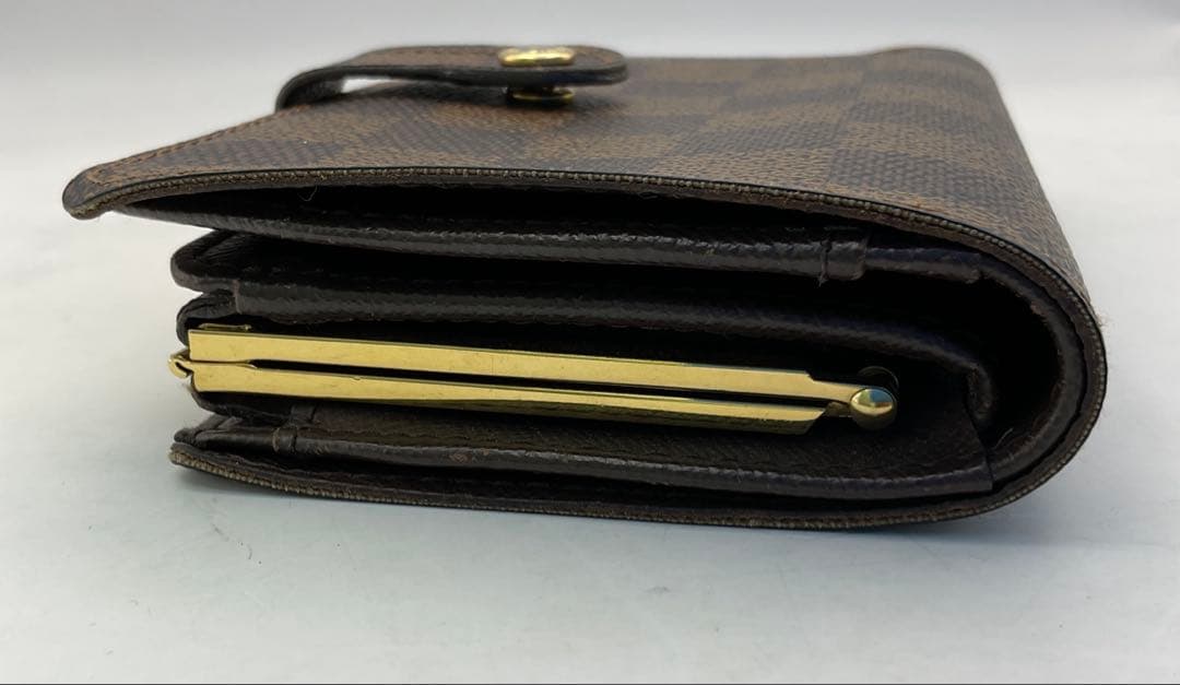 ルイヴィトン ダミエ ヴィエノワ ポルトフォイユ がま口 二つ折り財布 ルイヴィトン ダミエ ヴィエノワ ポルトフォイユ がま口 二つ折り財布