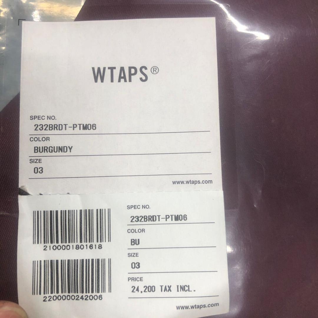 GQ2504◇WTAPS :23aw WRKT2002 TROUSERS