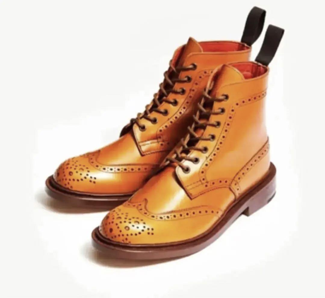 【美品】TRICKER’S トリッカーズ カントリーブーツ エイコンアンティーク