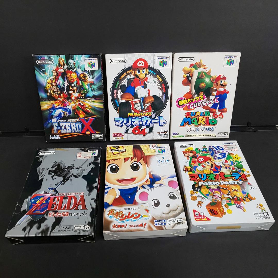 中古 ニンテンドウ64専用 ゲームソフト 6本 まとめ売りセット