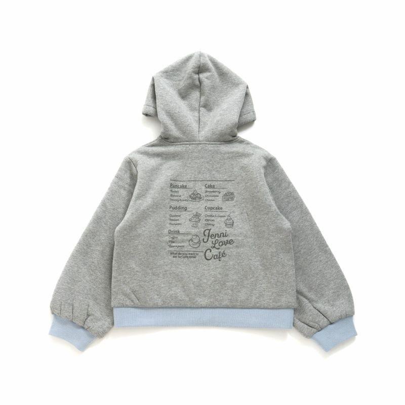 R♡R■新品 ジェニィラブ■裏ボア配色ジップパ－カ－ 140