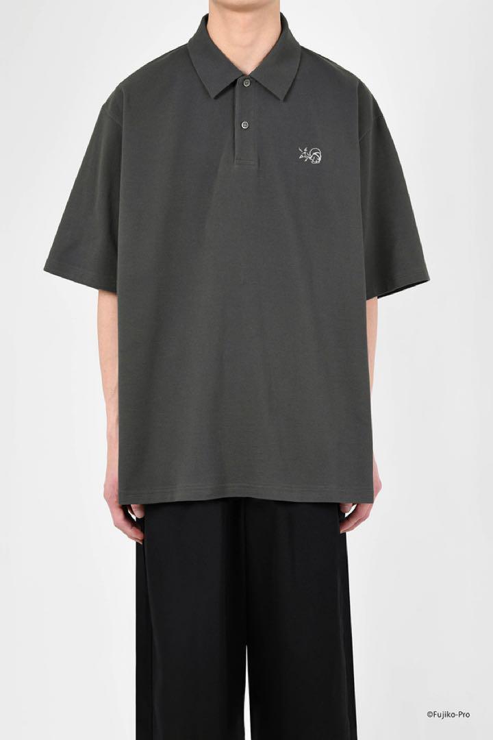 DORAEMON LAD MUSICIAN BIG POLO SHIRT グレー