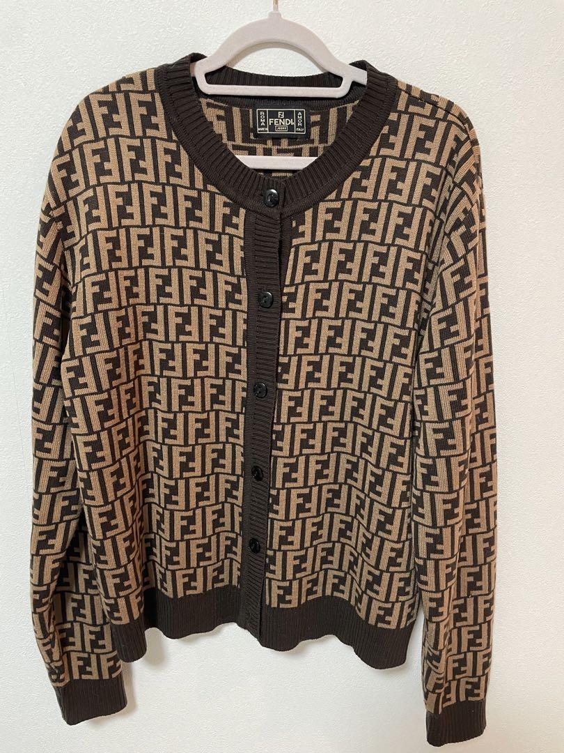 ■ 値下げ‼️美品!! FENDI/ズッカ柄カーディガン