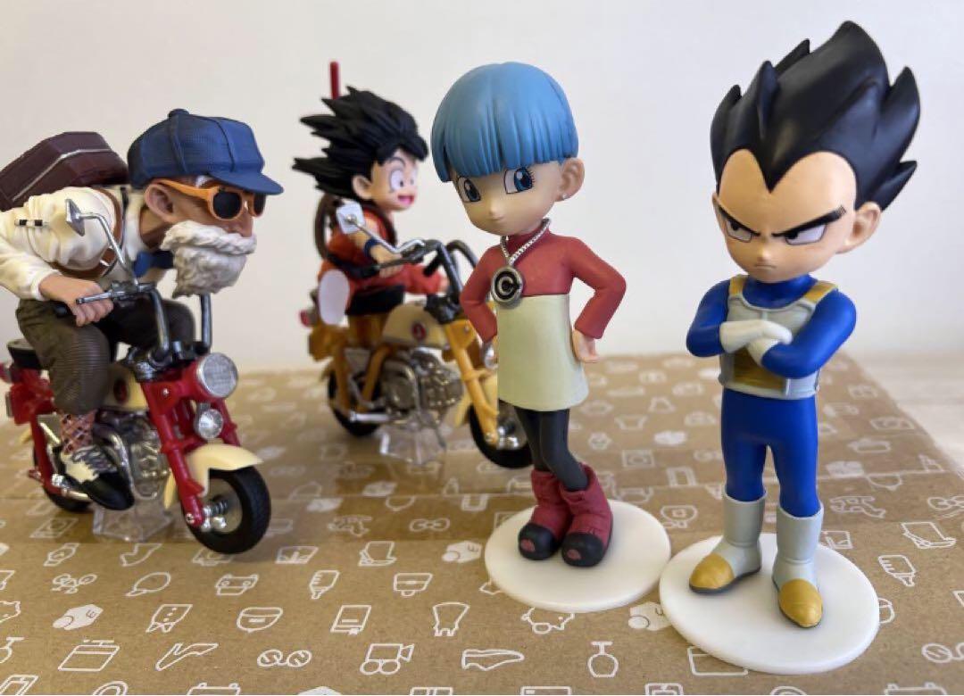 ⭐️ドラゴンボール　悟空　亀仙人　ベジータ　ブルマ　フィギュア　豪華4点セット！