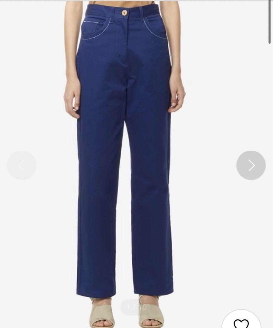 【限定特価】 サンワイドレッグパンツ SUN メゾンキツネ PANT WIDE-LEG パンツ