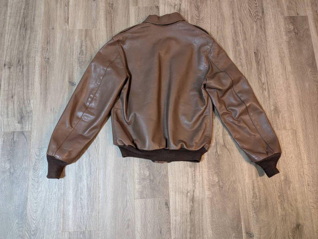 80's Willis&Geiger A-2 レザーフライトジャケット