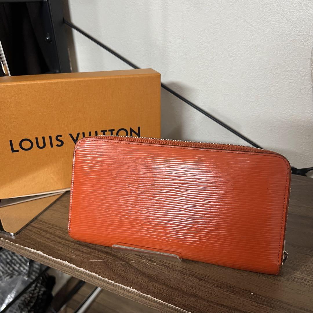 も*も様 LOUIS VUITTON エピレザー 長財布 オレンジ