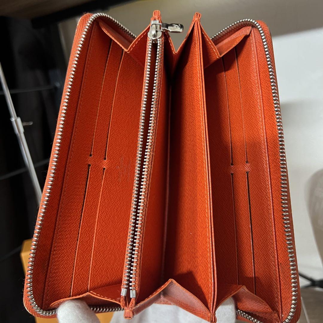 も*も様 LOUIS VUITTON エピレザー 長財布 オレンジ