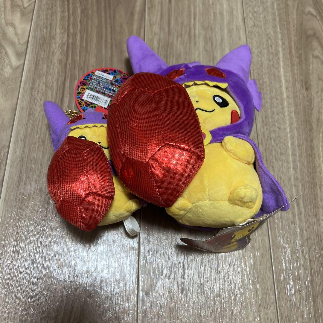 ポケモンセンター メガヤミラミ ポンチョピカチュウ マスコット ぬいぐるみ