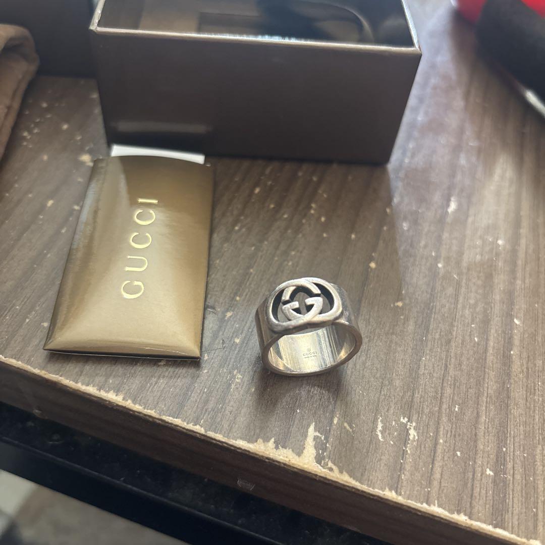 グッチ GUCCI インターロッキングG 925 リング 指輪 15号