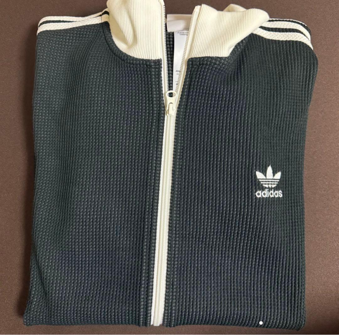 adidas ワッフル トラックジャケット ブラック XL