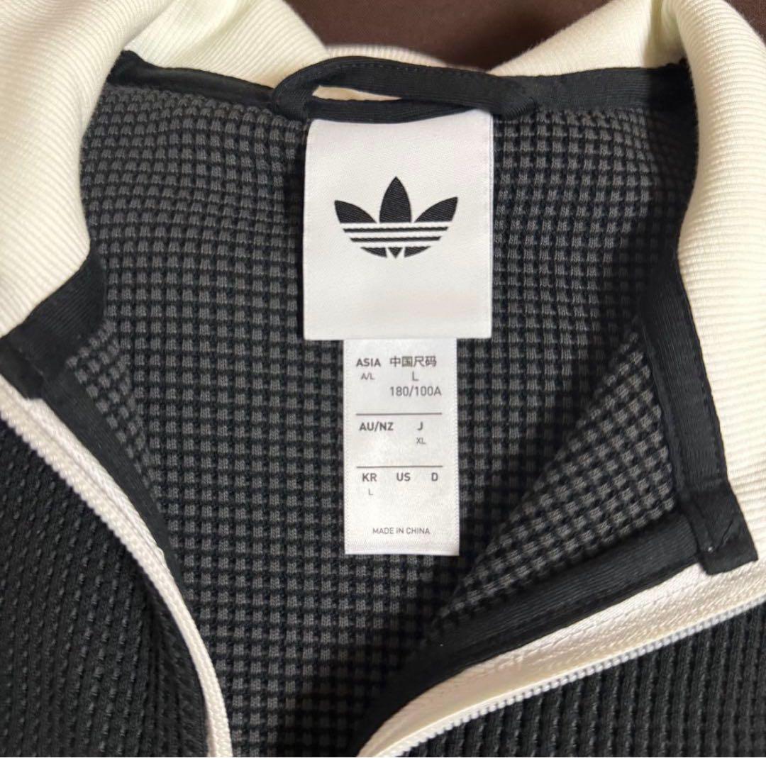 adidas ワッフル トラックジャケット ブラック XL VQL1102811656