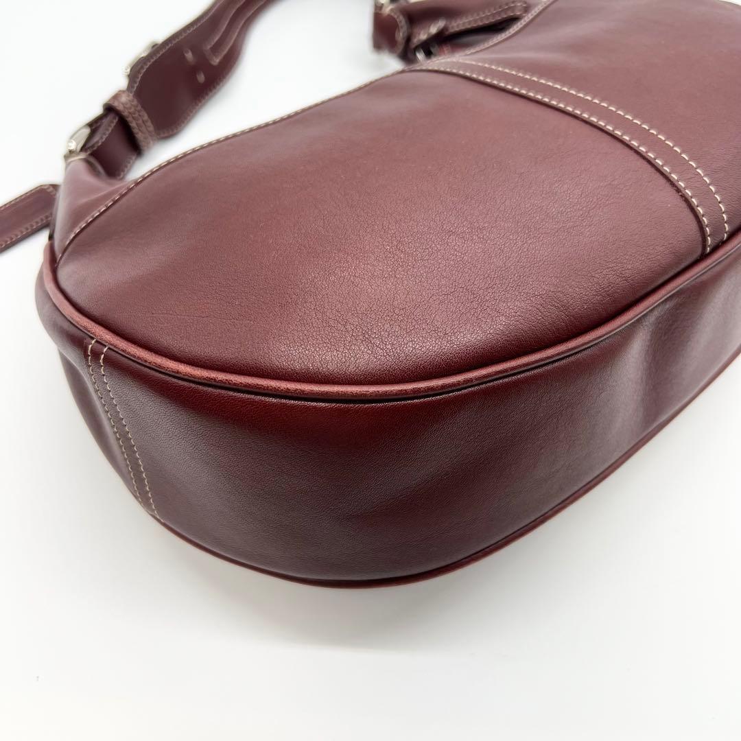 Coach Soho Shoulder bag Bordeaux y2k Vintage Coach Soho Small Hobo Burgandy Bordeaux Leather Shoulder 