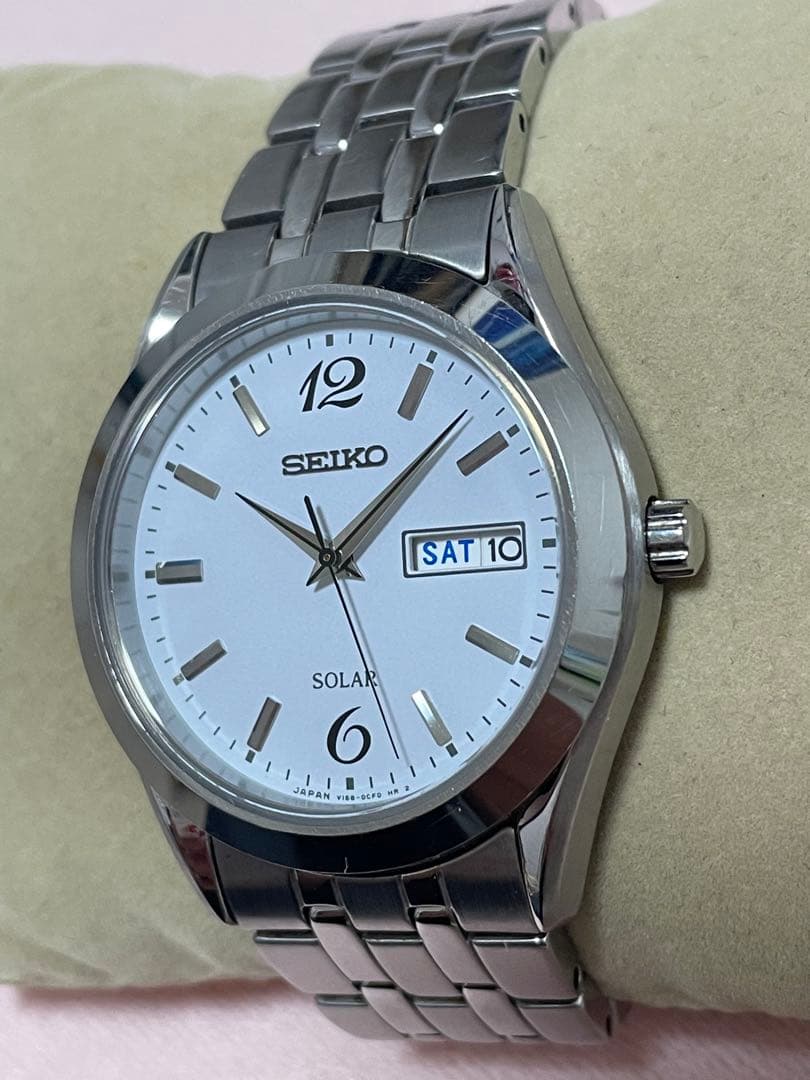 SEIKO/セイコー SOLAR ソーラー V158-0AZ0 稼働 - メルカリ