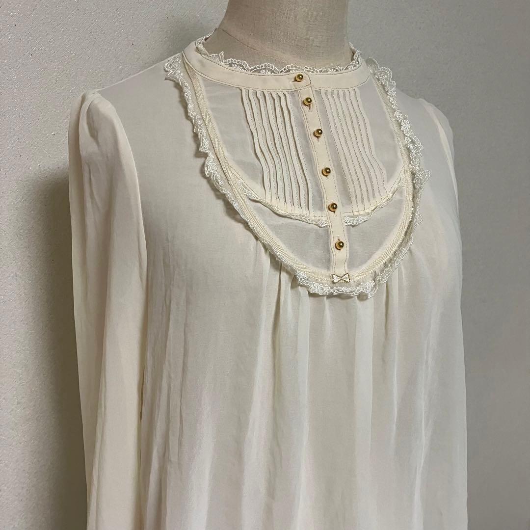 フランシュリッペ オーガンジーシースルーブラウス franche lippee