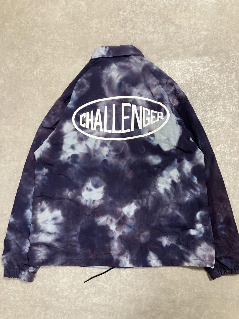 CHALLENGER コーチジャケット タイダイ ナイロン 裏起毛 ビッグロゴ