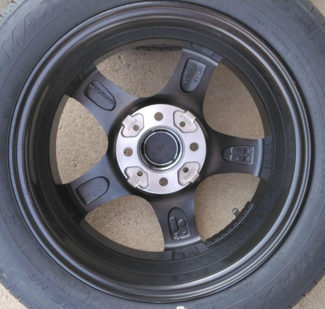 無重力 155 65 r14 夏タイヤホイールセット 低走行品 美品