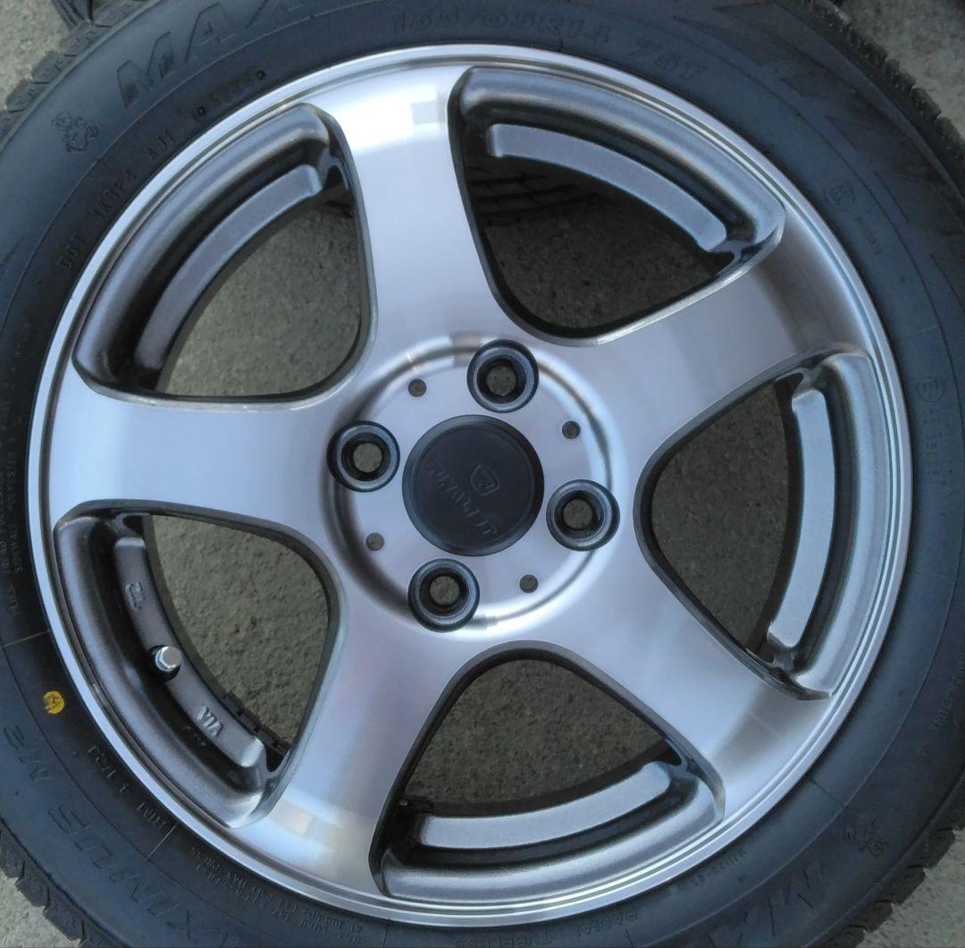 無重力 155 65 r14 夏タイヤホイールセット 低走行品 美品