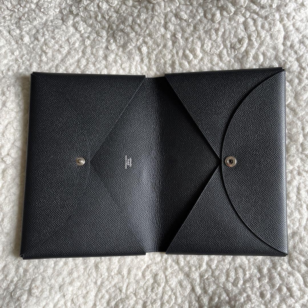 エルメス HERMES カルヴィ MM ヴォーエプソン iPad mini収納 画像4