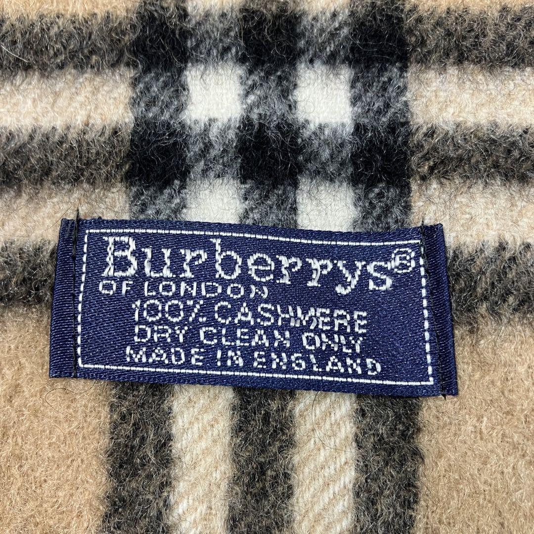 美品・カシミヤ100%】バーバリーズ/BURBERRYS ノバチェックマフラー