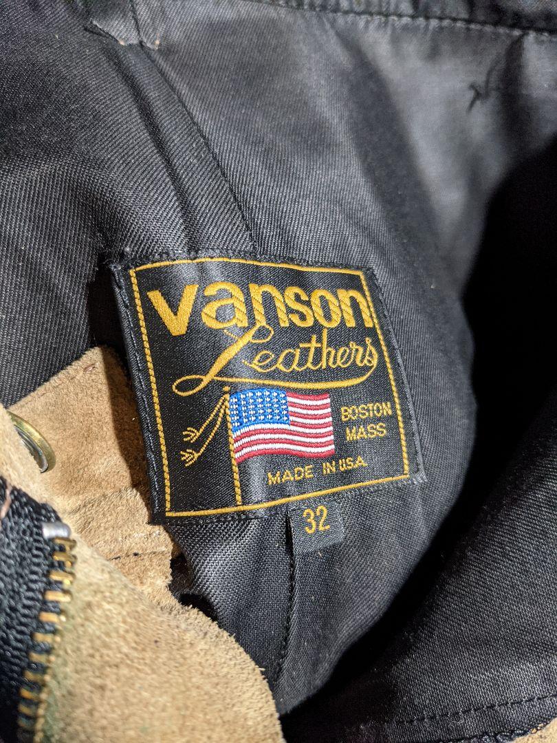 Vansonスエードパンツ32