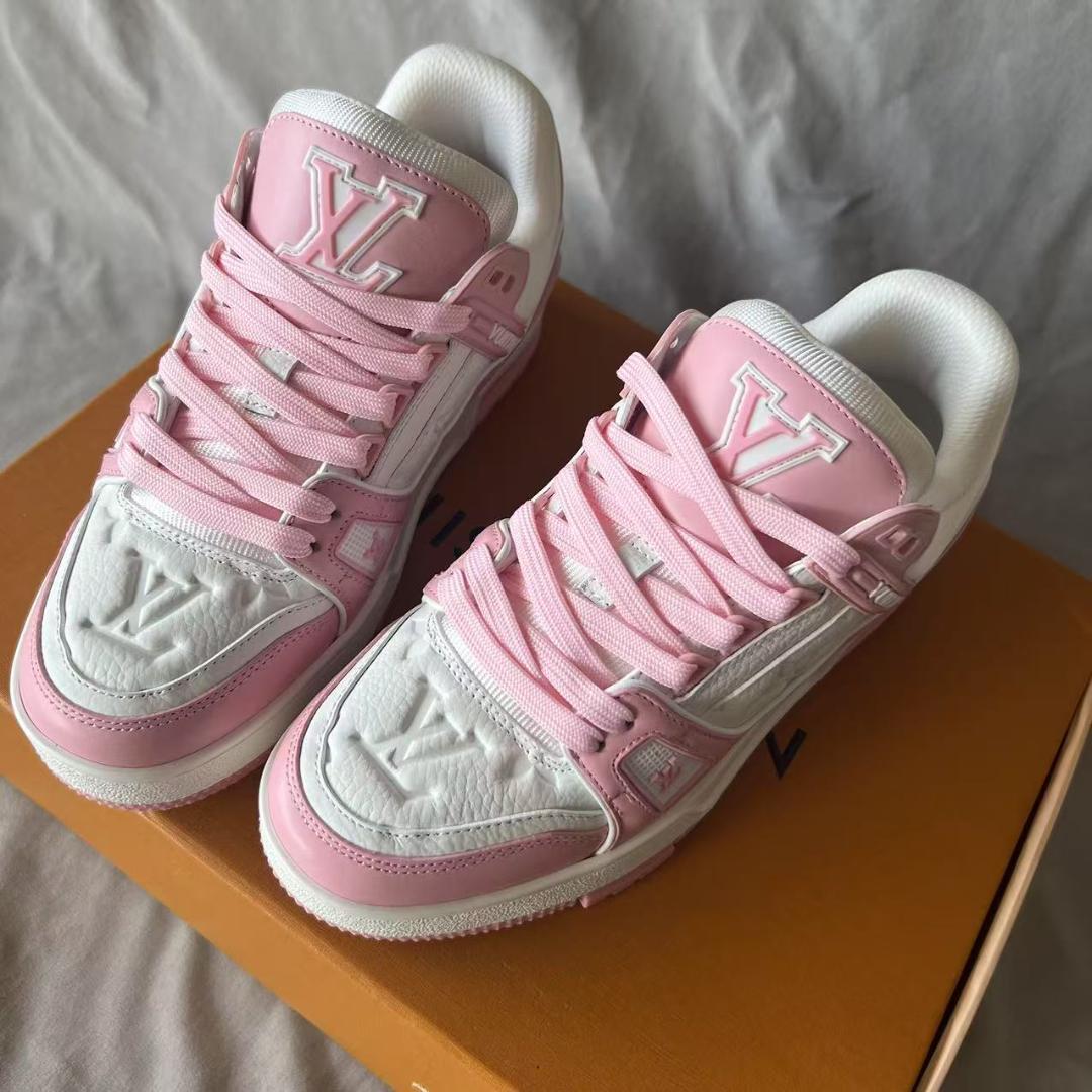 【ピンクがキュート】Louis Vuitton スニーカー ラッシュ Louis Vuitton LV Rush WMNS Light Pink - Aug 2024 - 1ACXOX