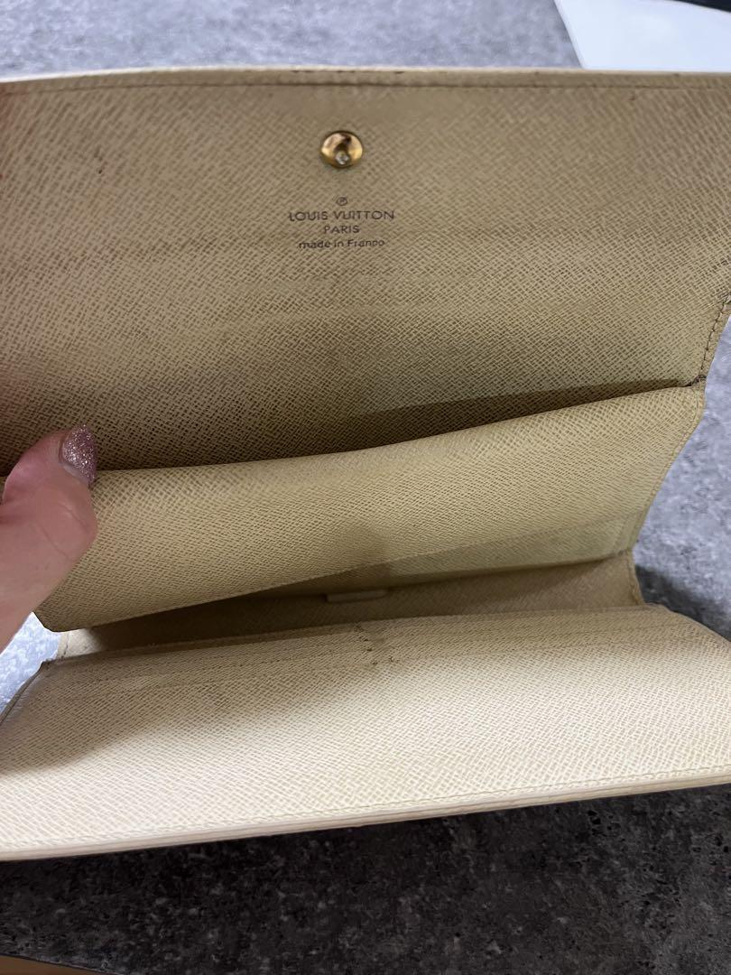 LOUIS VUITTON チェック柄 三つ折り財布 Louis Vuitton チェック柄 三つ折り財布Ω