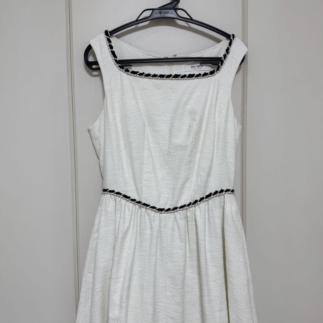 ワンピース Herlipto Monaco Tweed Dress S