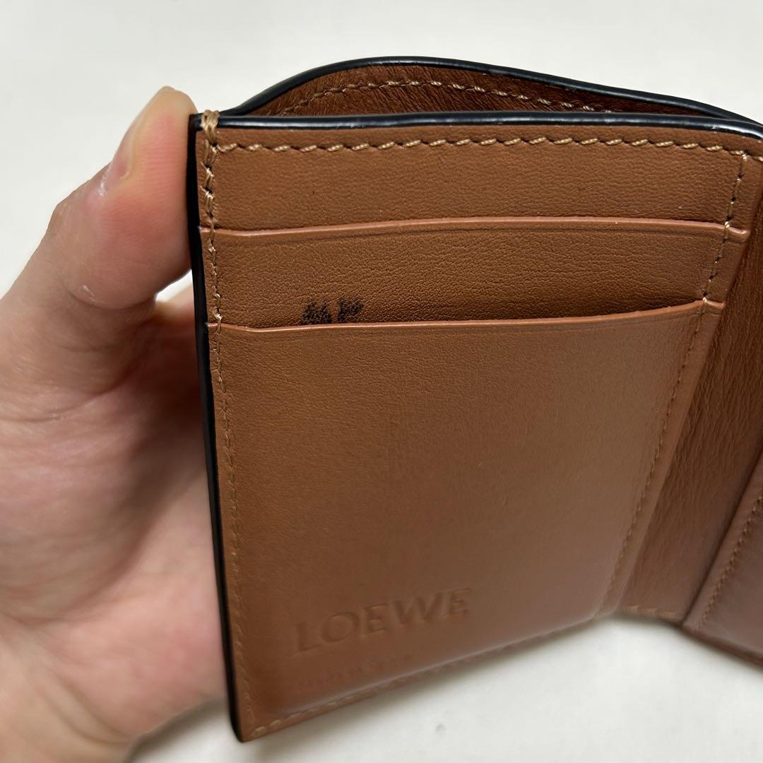 【正規品】LOEWE ロエベ　ミニ財布　トライフォールド