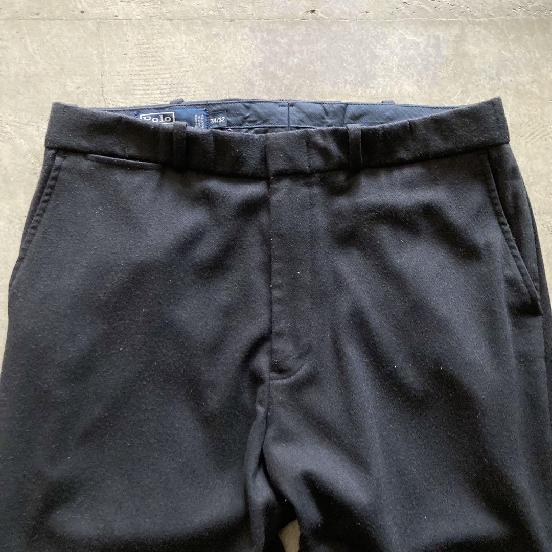 90s Polo Ralph Lauren ウールフランネルスラックス - メルカリ