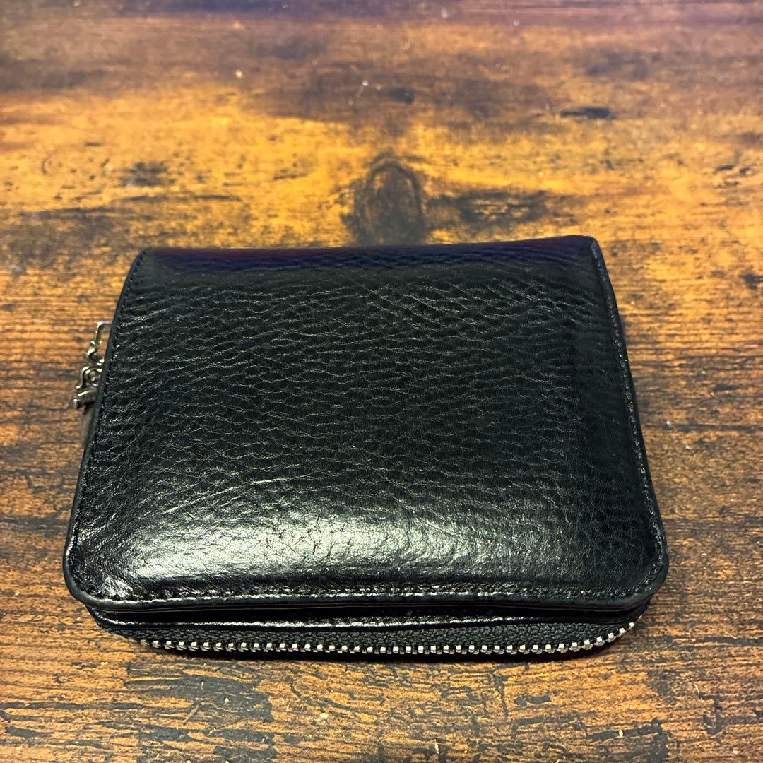 E*ン様 クロムハーツSQ ZIP BILL スクエアジップビル レザー財布