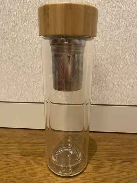 タンブラー 茶こし付き ガラスボトル 日本正規代理店品