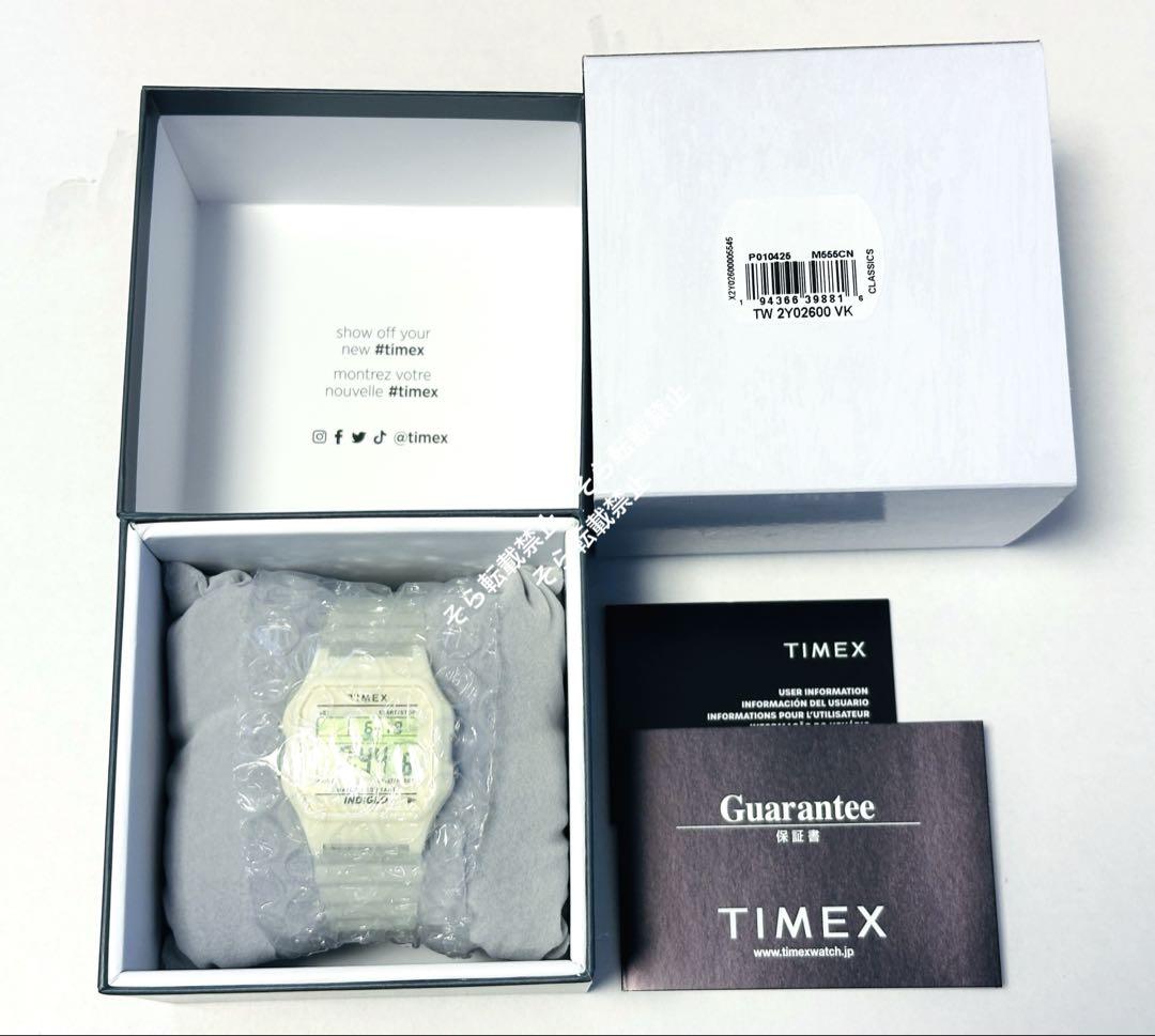 ★新品未使用 Timex 80 グローインザダーク 蓄光