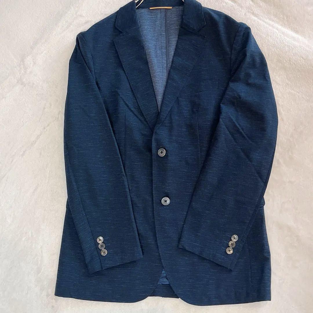 TAKEO KIKUCHI【極美品】CITY SETTER セットアップ 紺 2