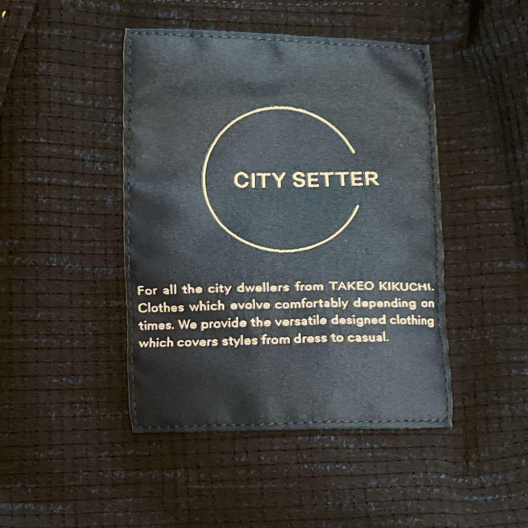 TAKEO KIKUCHI【極美品】CITY SETTER セットアップ 紺 2