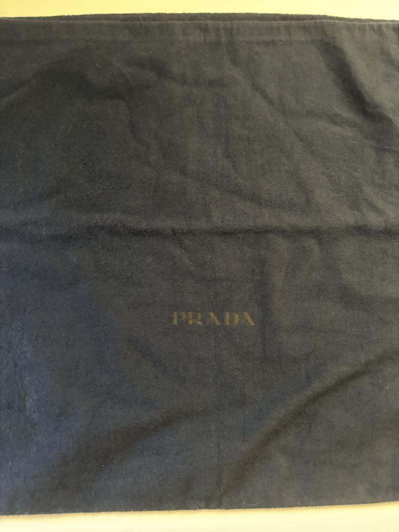 【PRADA】ブリーフケース　レザーコンビ　黒
