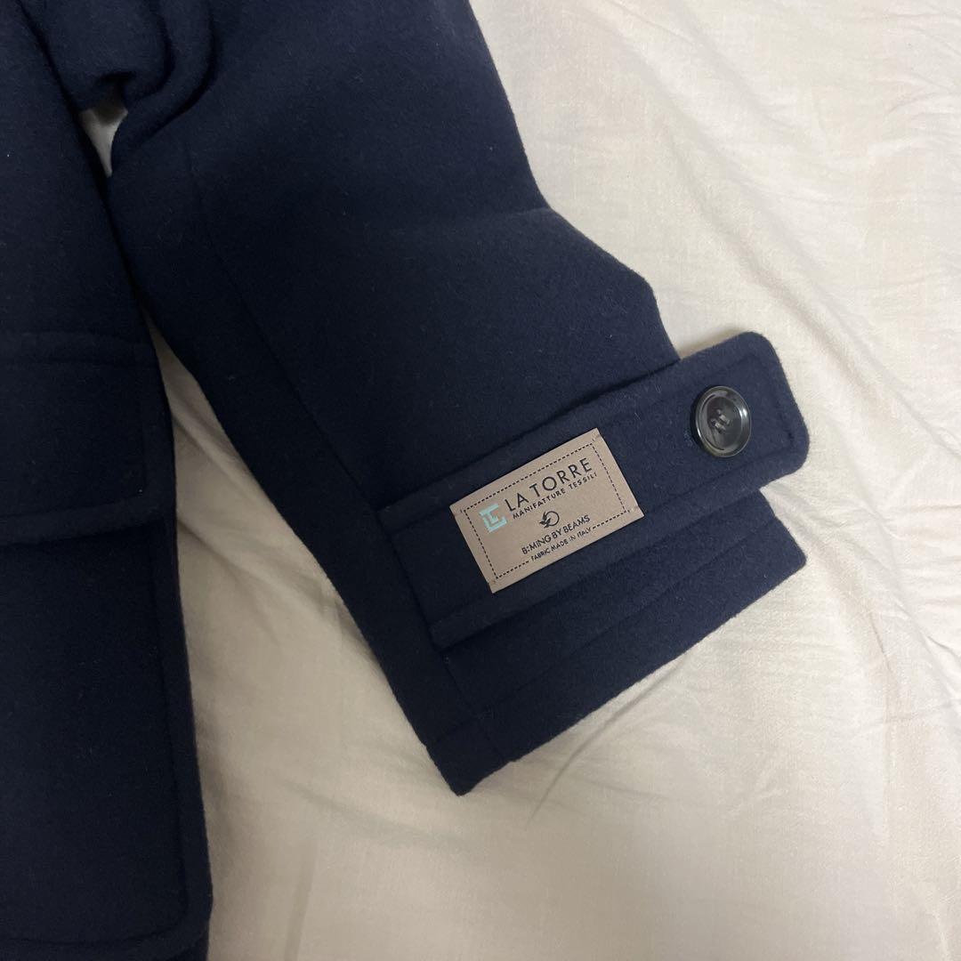 Beams ダッフルコート Lサイズ（ネイビー）