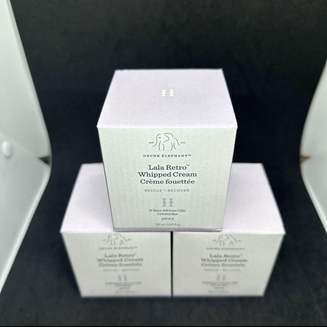 ドランクエレファント ララレトロ ホイップドクリーム 50ml 【3点セット】