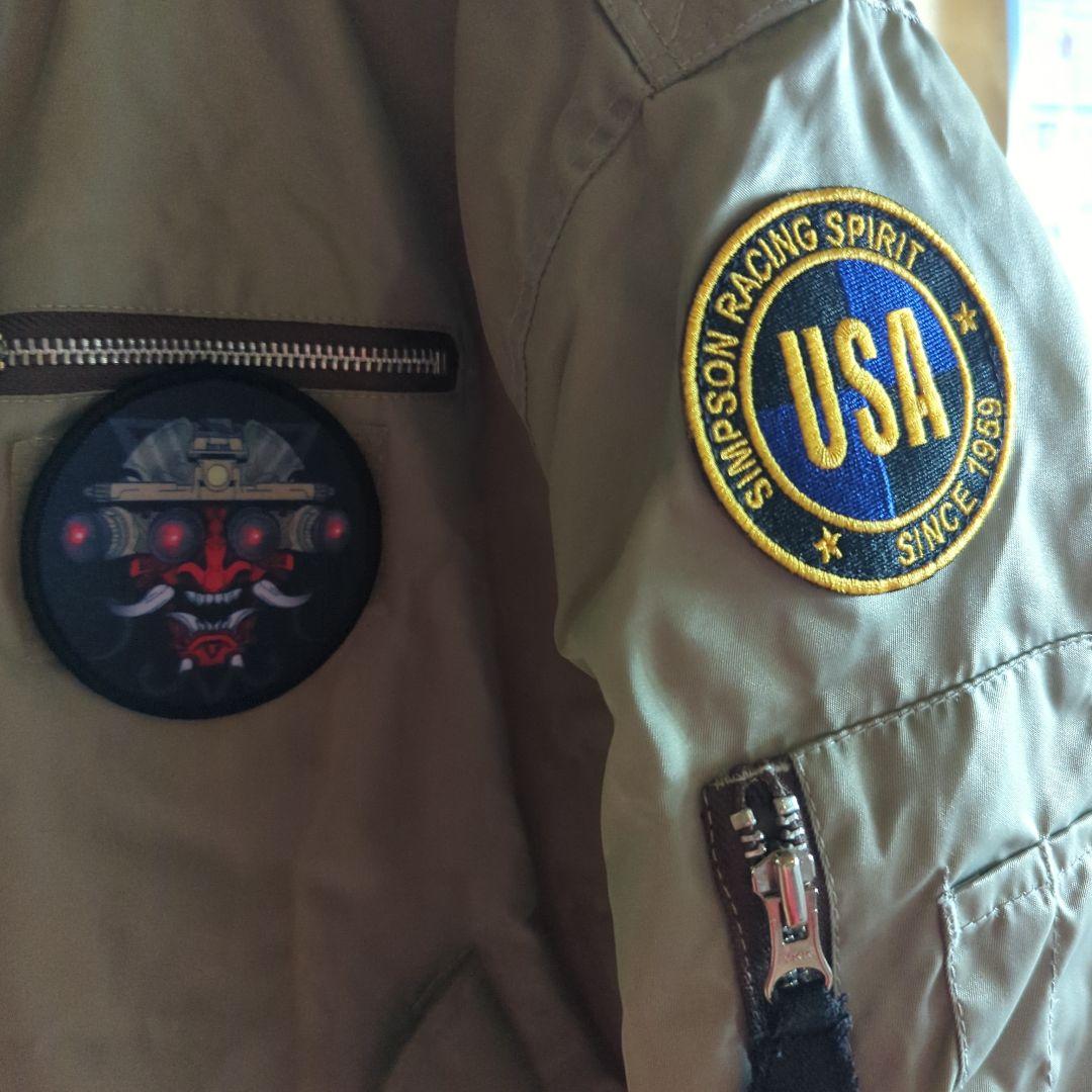 SIMSON MA-1 フライトジャケット オリーブ Alpha Industries MA-1 メンズ ALPHA アルファ WAIPER別注