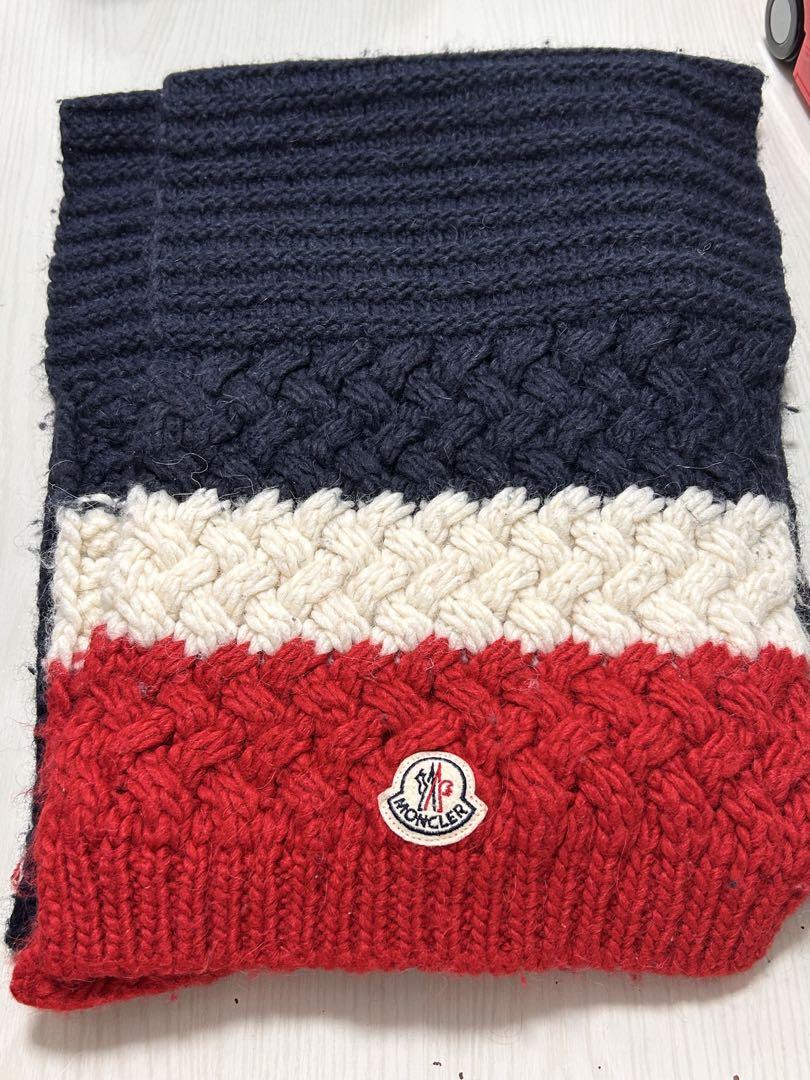 MONCLER ネイビー ケーブル編みマフラー 楽天市場】モンクレール マフラーの通販
