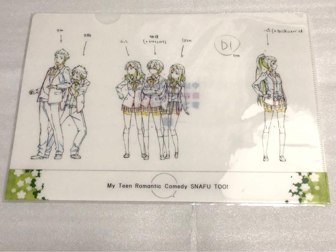 やはり俺の青春ラブコメはまちがっている。　ミニ作画展　EDクリアファイル　6枚