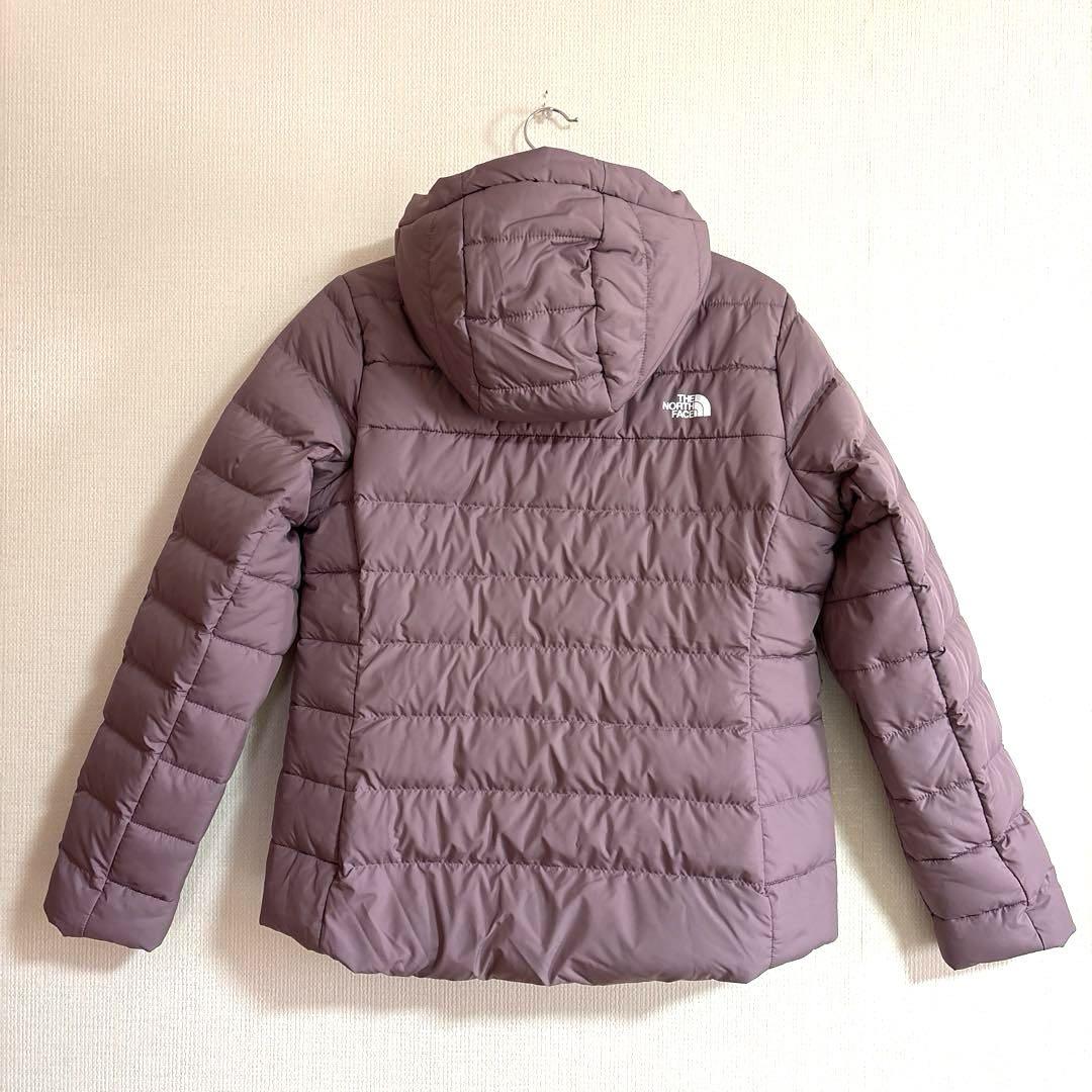 新品同様　THE NORTH FACE フード付ダウンジャケット フォーングレイ