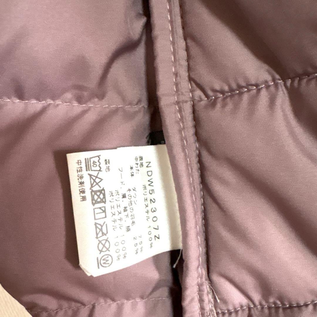 新品同様　THE NORTH FACE フード付ダウンジャケット フォーングレイ