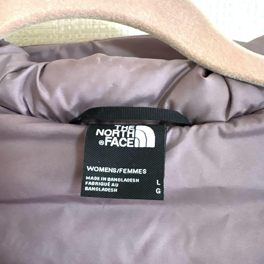 新品同様　THE NORTH FACE フード付ダウンジャケット フォーングレイ