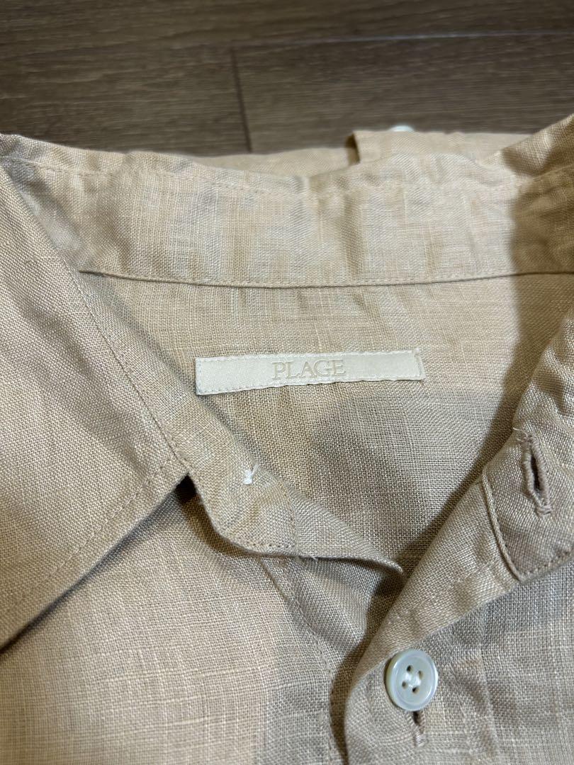 よお 。plageからLinen Short シャツです。