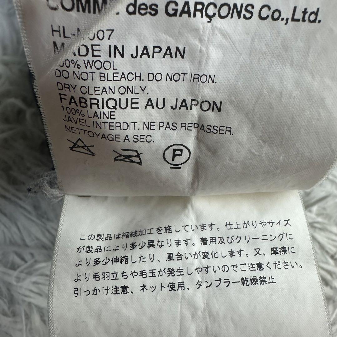 COMME des GARÇONS HOMME ネイビー Vネックセーター M
