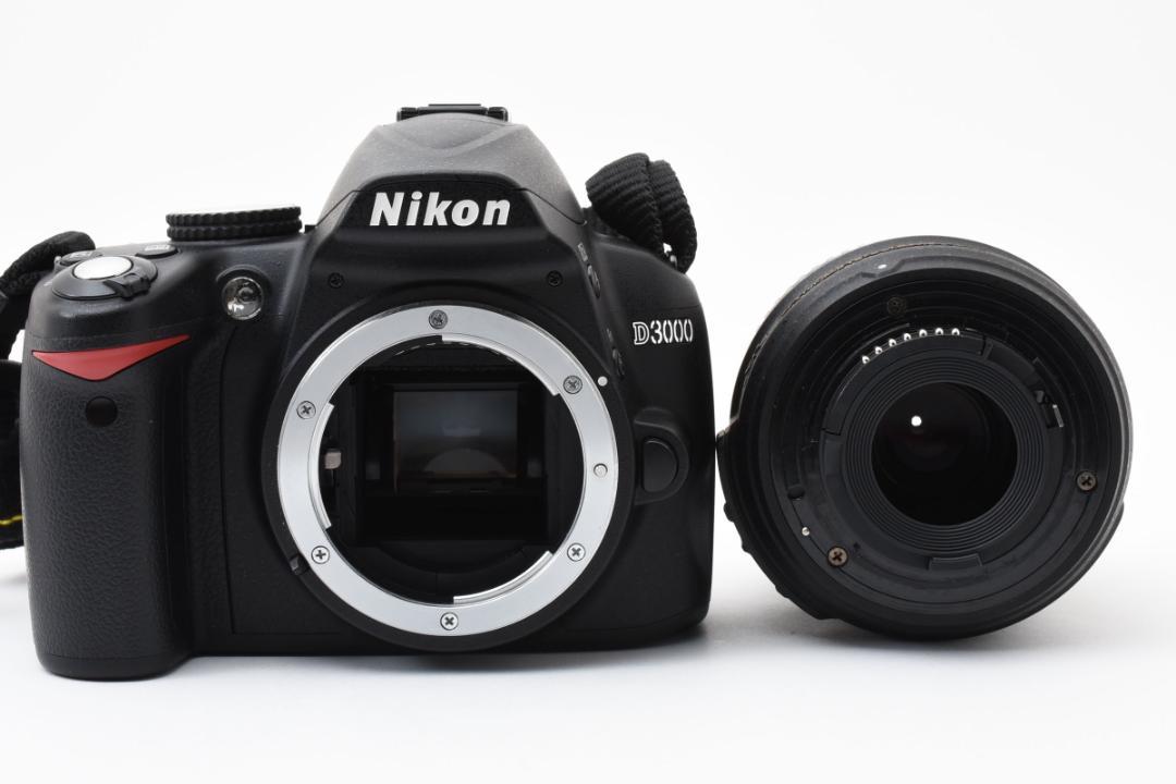 超美品 D3000 AF-S 18-55 3.5-5.6G 2,865 B614