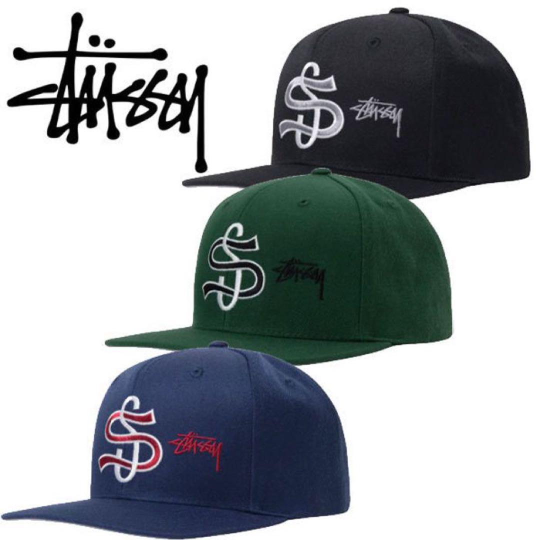 STÜSSY ネイビーキャップ STUSSY(ステューシー) 90's Crown Logo Embroidery Snapback Cap