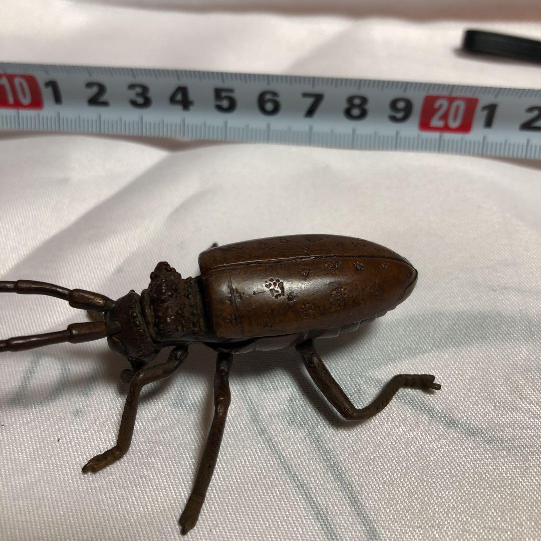 銅製品 カミキリムシ