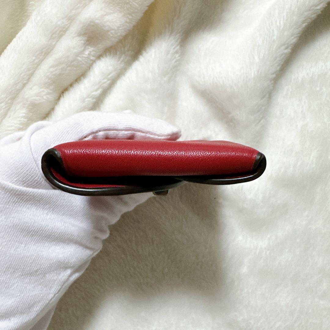 【美品】コーチ COACH カードケース レキシー ターンロック 名刺入れ 恐竜
